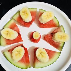 A picture of Water Mellon and banana bite.