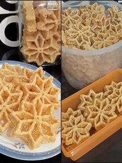 Foto resep Kembang goyang wijen