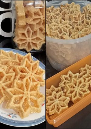 Foto resep Kembang goyang wijen