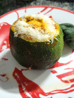 Una foto de Calabacín redondo relleno