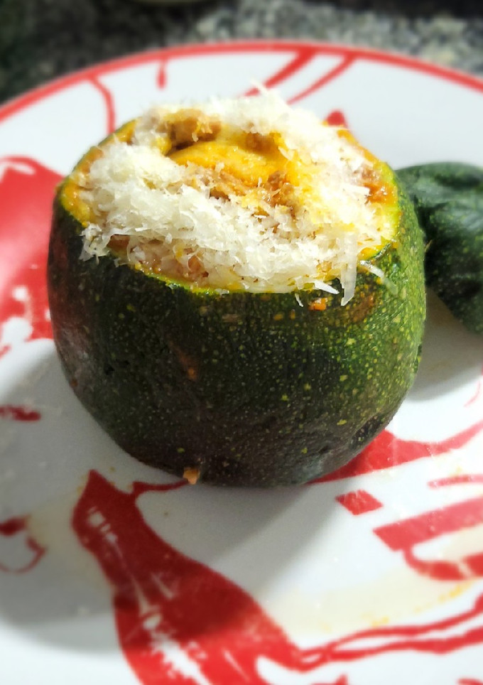 Una foto de Calabacín redondo relleno