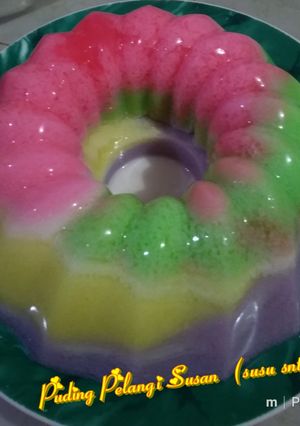 Foto resep #64 Puding Pelangi Susan (susu santan)