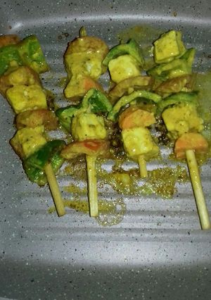 A picture of Pan grilled veg.