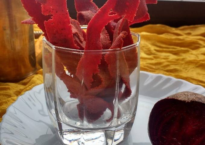 How to Prepare Homemade Beetroot Chips