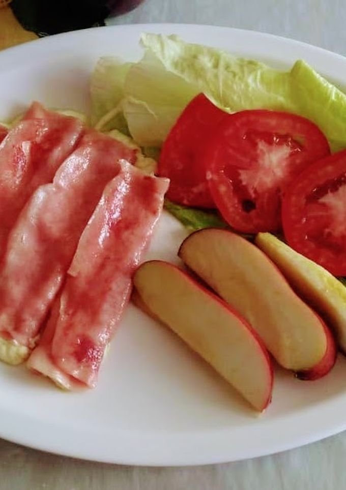 Una foto de Rollitos de Jamón con queso