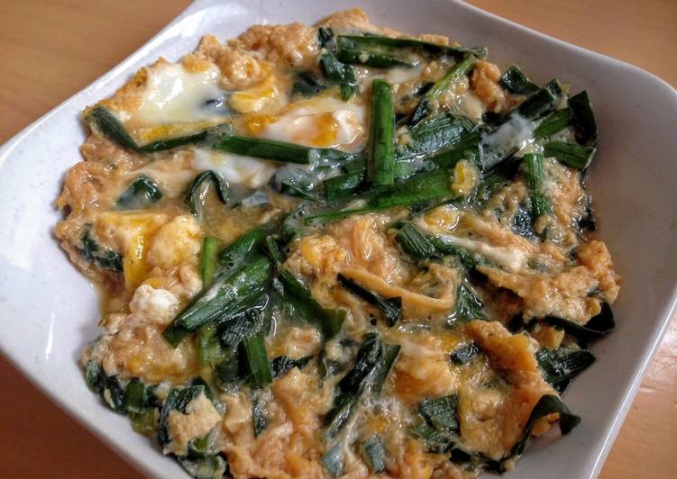 Recipe of Speedy Niratama (egg &amp; chinese chives)