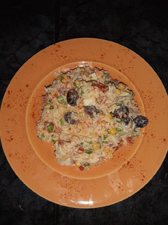 Una foto de Ensalada de arroz rápida y contundente