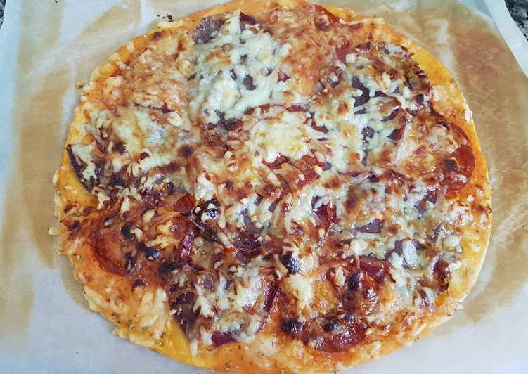 Recette De Pizza coppa/chorizo/miel