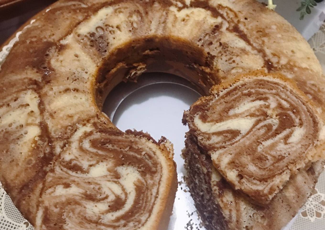 Kue zebra lembut
