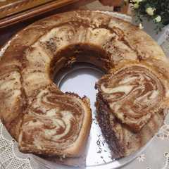 A picture of Kue zebra lembut.