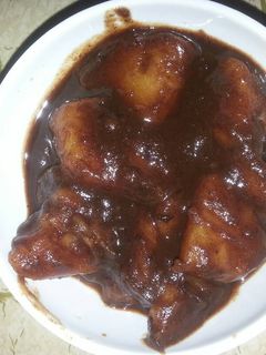 صورة لوصفة بطاطا بالتمر الهندي لذيذه 😋😋