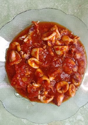Foto resep Cumi simple saos Padang