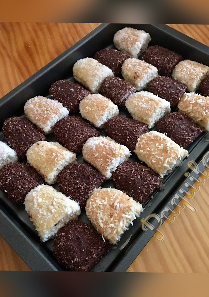 Una foto de Pezuñitas con Bizcocho de Soletillas Casero Vainilla-Chocolate