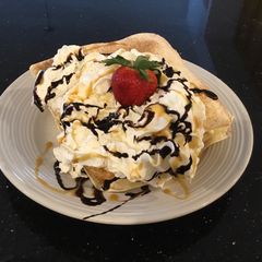 A picture of Cinnamon Crisp Ice Cream Neapolitan.
