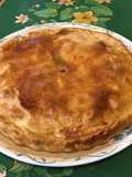 Tourte aux poires et vanille (pâte brisée lait /alcool de poires)