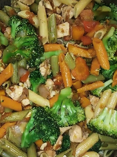 Una foto de Guiso de verduras sin carne