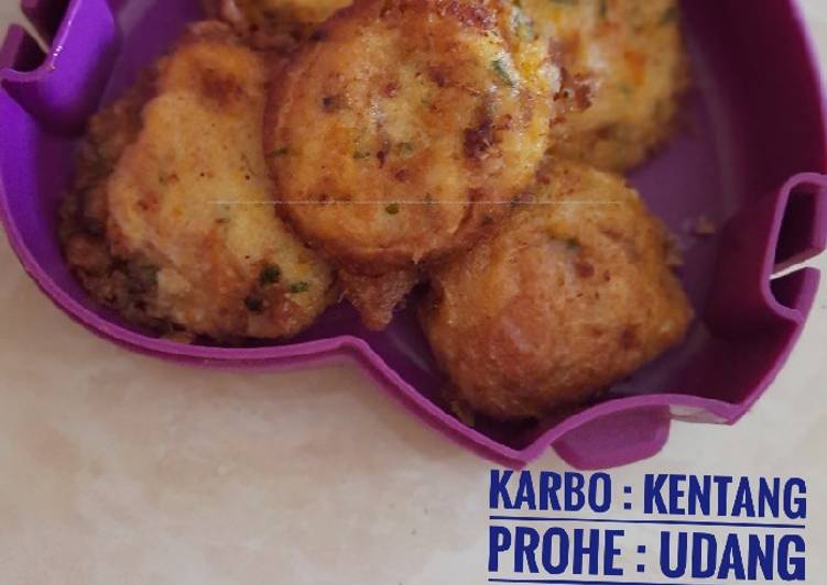 Perkedel tahu udang