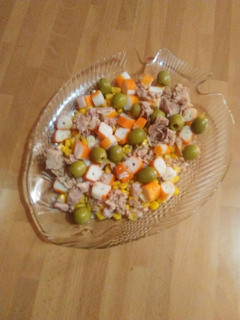 Una foto de Ensalada de maíz