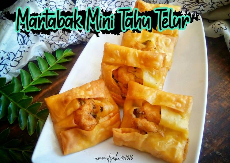 Langkah Mudah untuk mengolah 🌸Martabak Mini Tahu Telur, Bisa Manjain Lidah