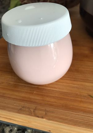 Una foto de Yogur de fresa con Thermomix y olla GM H Deluxe