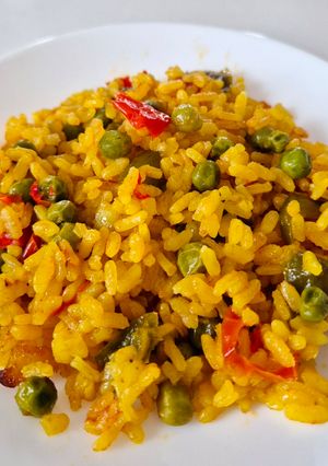 Una foto de Paella de verdura