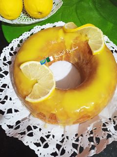 صورة لوصفة موسكوتشو بكريمة الليمون🍋"بالماء و حبة بيض فقط"