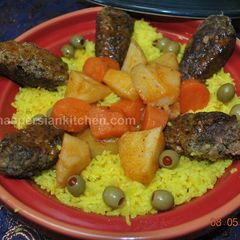 A picture of Kofteh Kabab کوفته کباب.