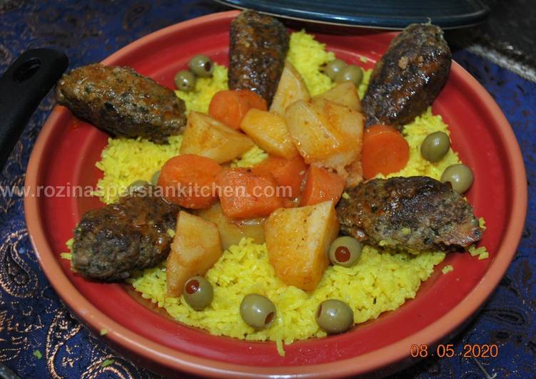 Recipe of Any-night-of-the-week Kofteh Kabab کوفته کباب