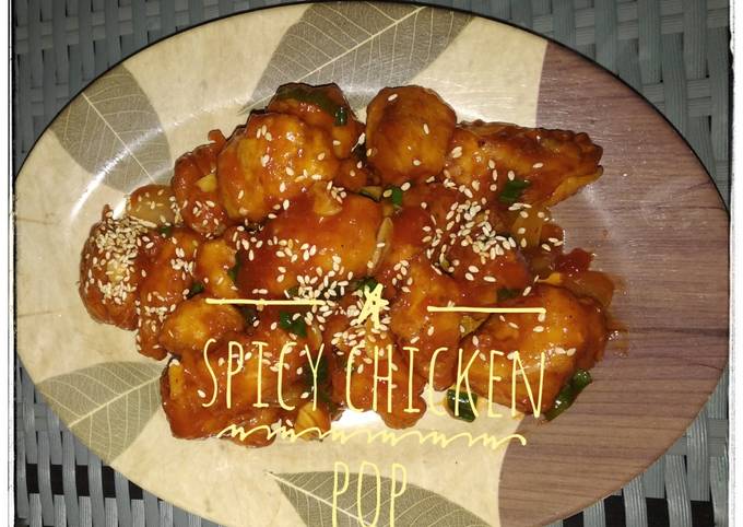 Spicy chicken pop