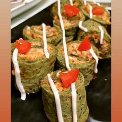 A picture of Spinach Cheesy Roulade.
