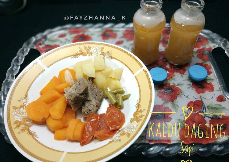 Kaldu daging sapi MPASI homemade ala ibu fayza