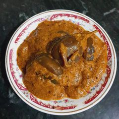 A picture of Hyderabadi Bagare Baingan.