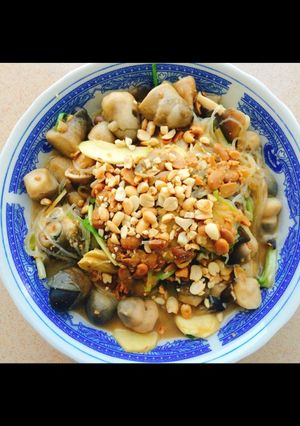 Hình của món Cá chưng tương hột.