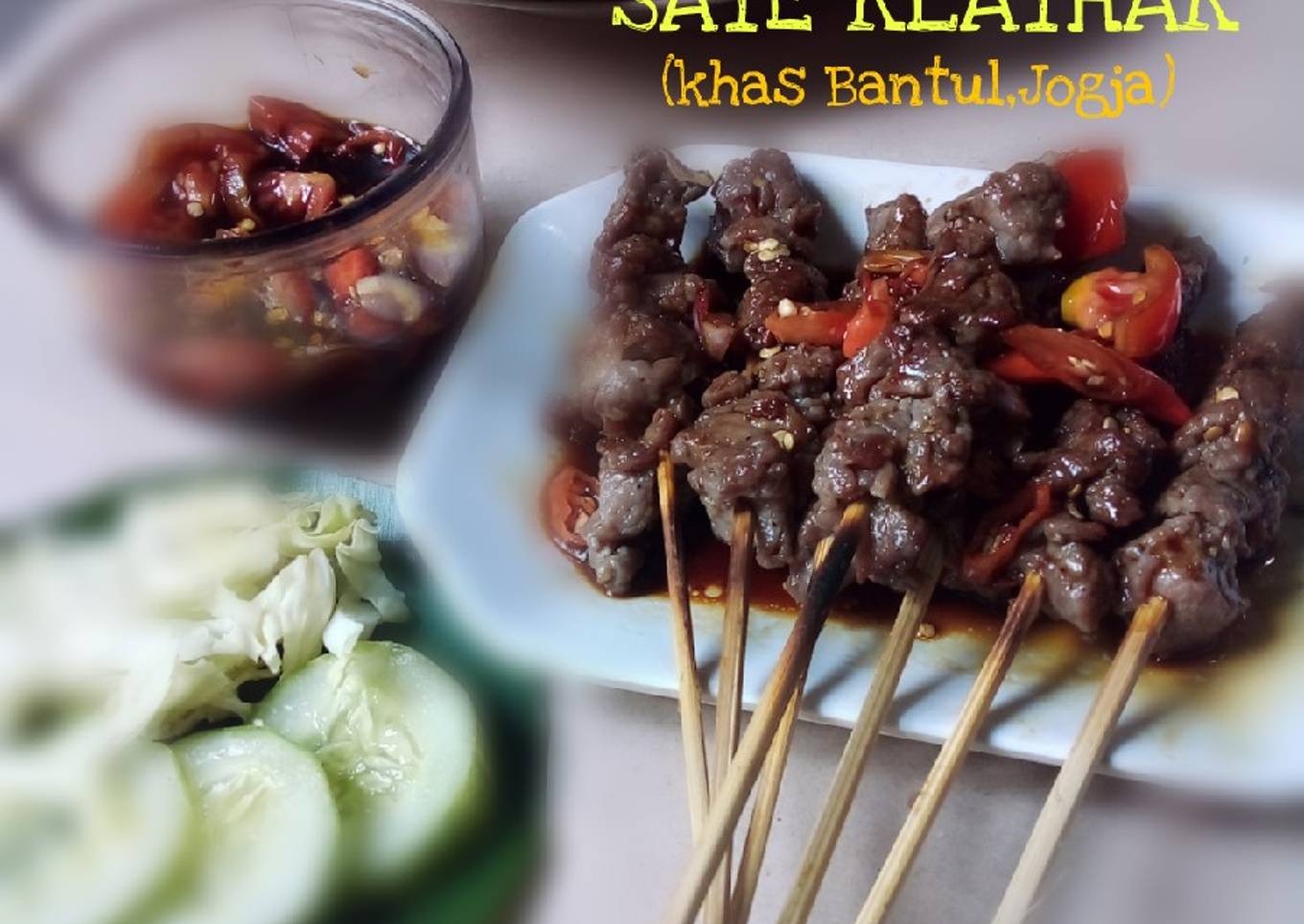 SATE KLATHAK (khas Bantul Jogja)