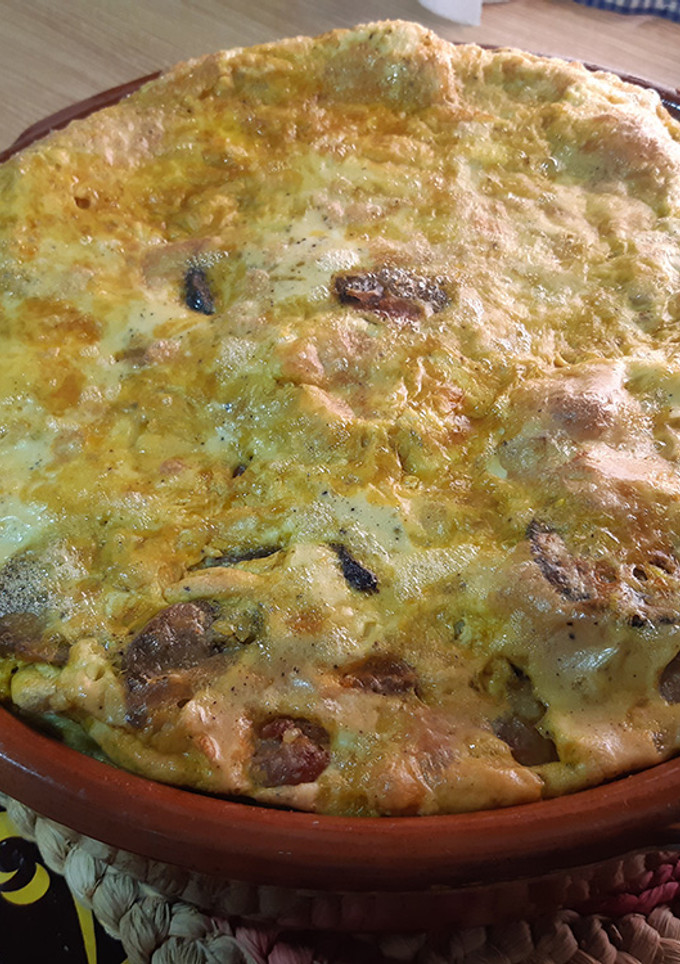 Una foto de Arroz con Costra receta paso a paso