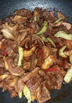 Foto resep Daging Saos Kecap Inggris