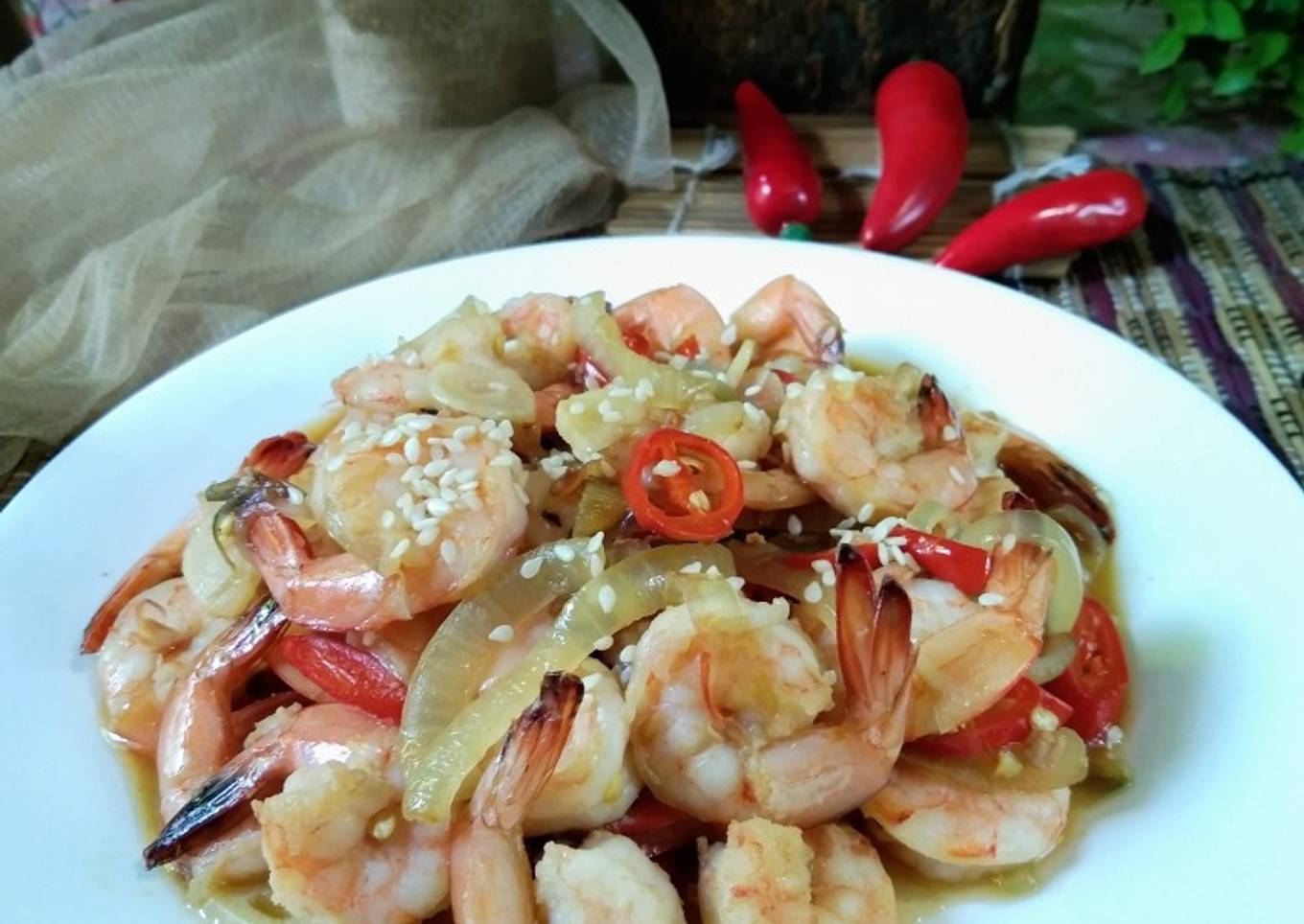 Udang saos tiram