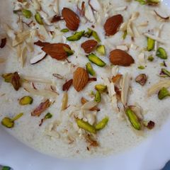 A picture of Brown rice flour Kheer.