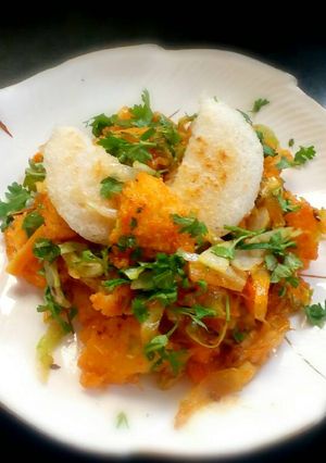 A picture of Idli Manchurian.