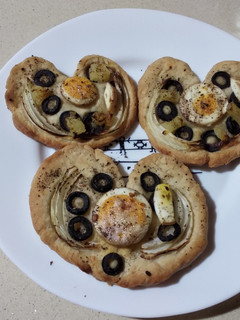 Una foto de Corazones mini pizza