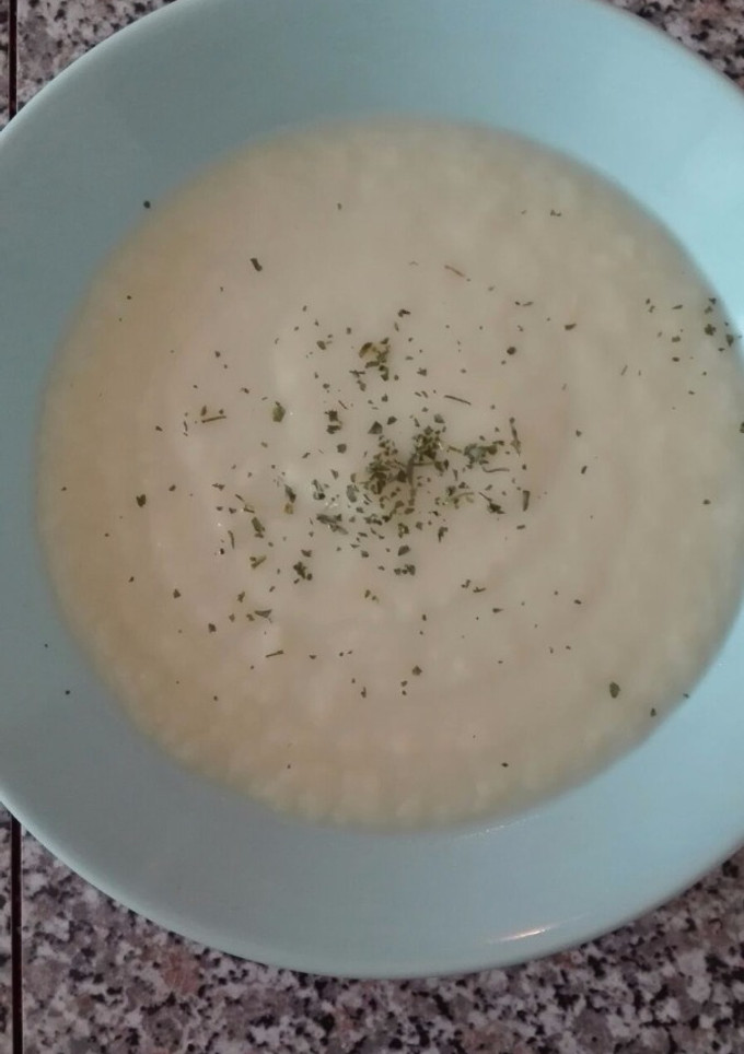 Una foto de Crema de puerros