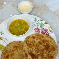 A picture of Sattu Atta Ke Paratha.
