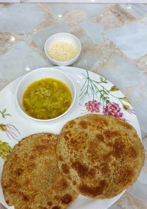 A picture of Sattu Atta Ke Paratha.