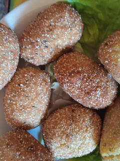 Una foto de Croqueta de papa, rellena