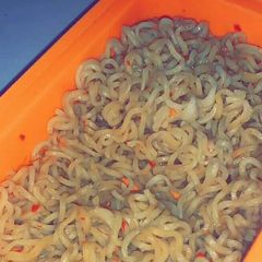 A picture of Boiled maggi.