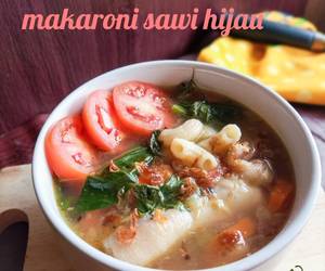 Resep Mudah Sup ayam makaroni sawi hijau Nikmat Lezat Resep Mudah Sup ayam makaroni sawi hijau Nikmat Lezat