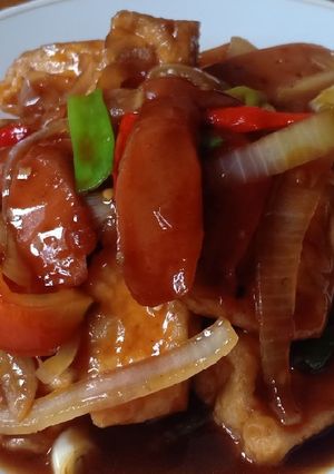 Foto resep Tahu sosis lada hitam