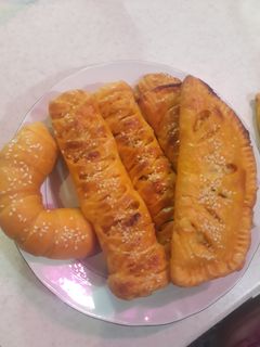 عکسی از دستور پیراشکی مرغ و سیب زمینی