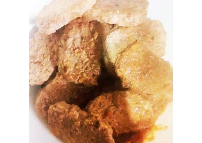 Tahu dan tempe bacem pakai bumbu dasar putih