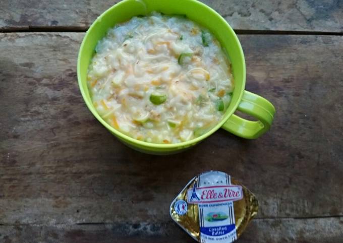 Resep Nasi Tim Daging Sapi Giling Wortel Buncis Misoa Cheesy Mpasi 1y